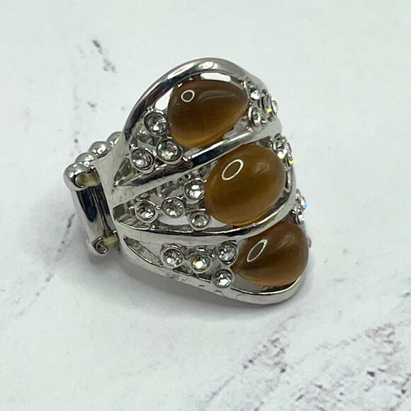 Fall/Autumn orange, brown, yellow ring lot of 10 - Picture 7 of 12